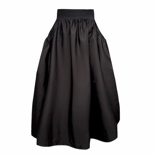 Alice Midi Skirt With Pockets In Black