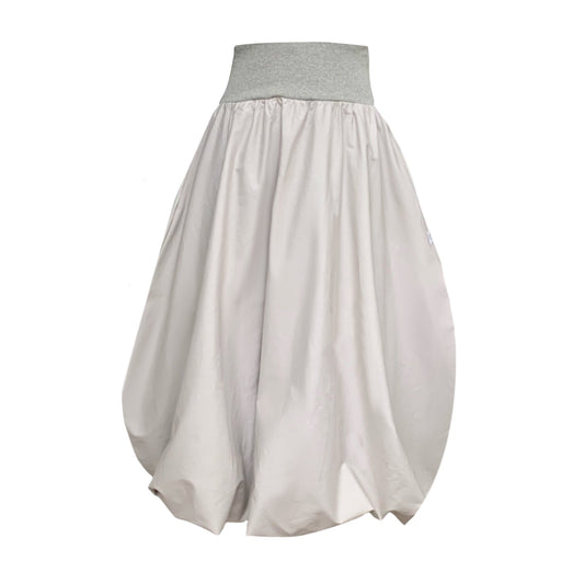 Enoki Puffball Skirt In Dove Grey