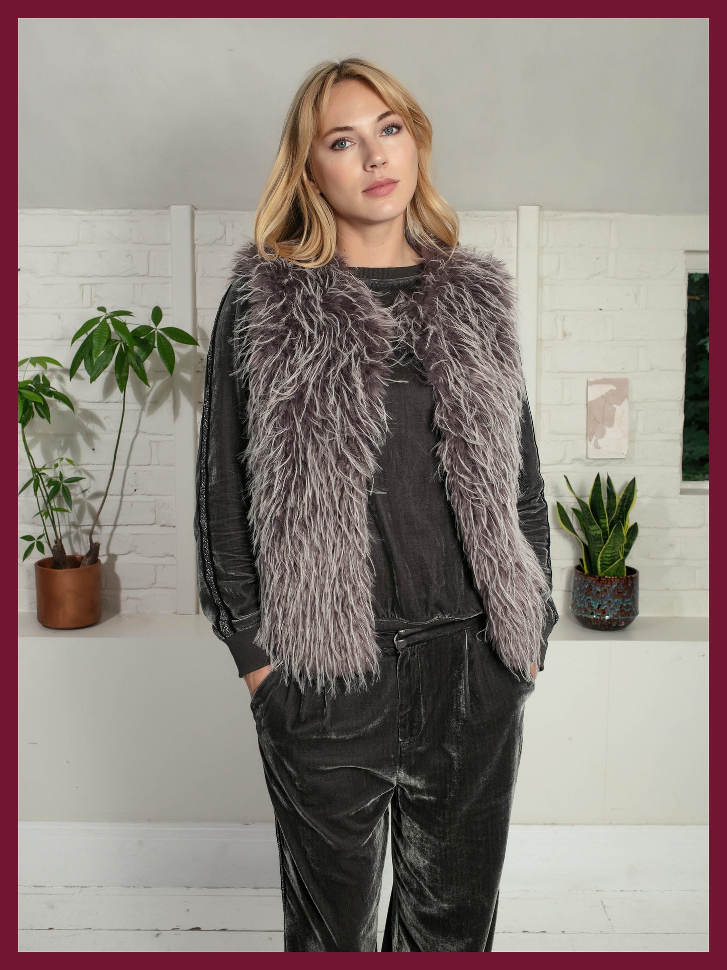 Scandi Gilet In Grey