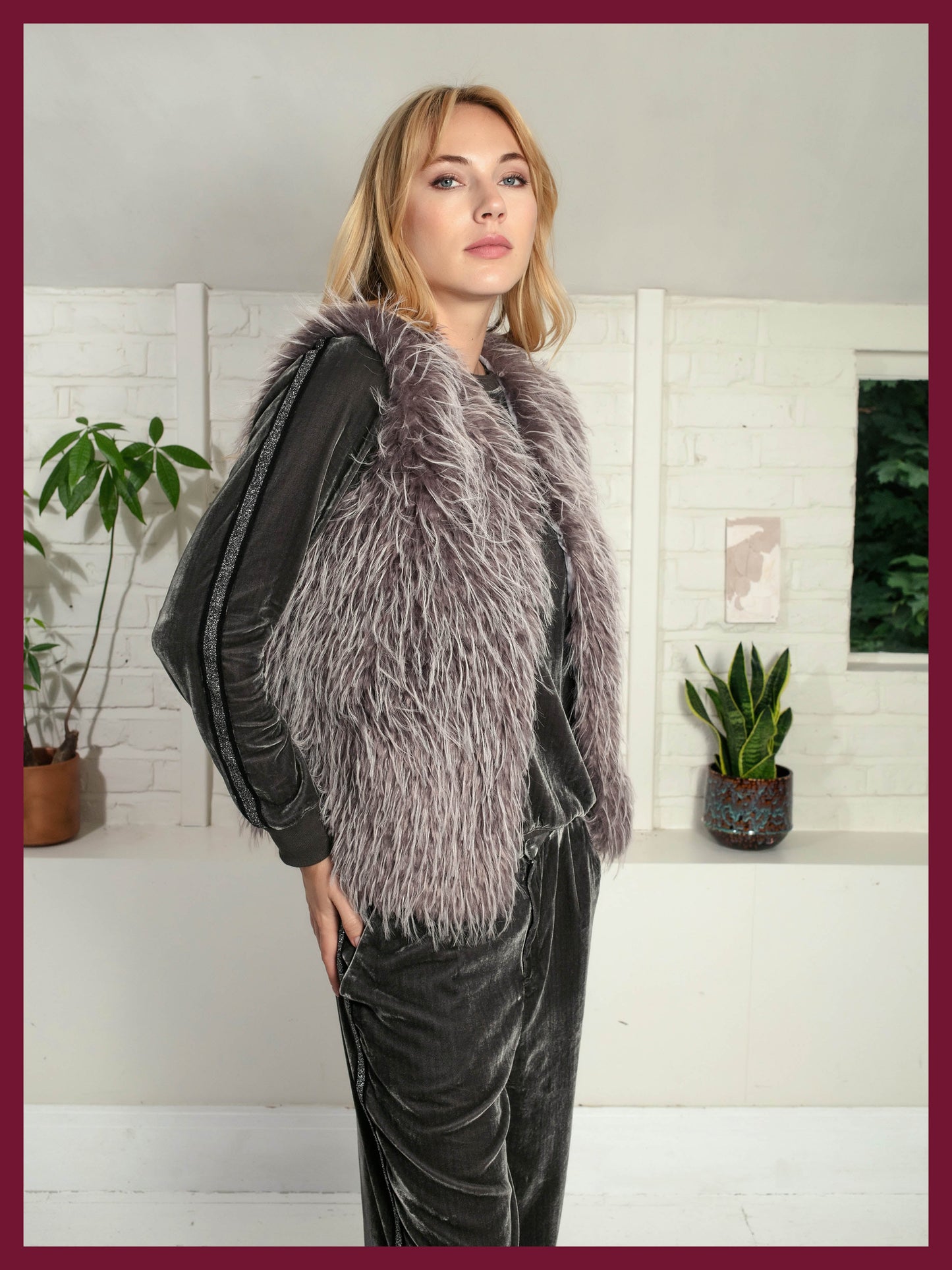 Scandi Gilet In Grey