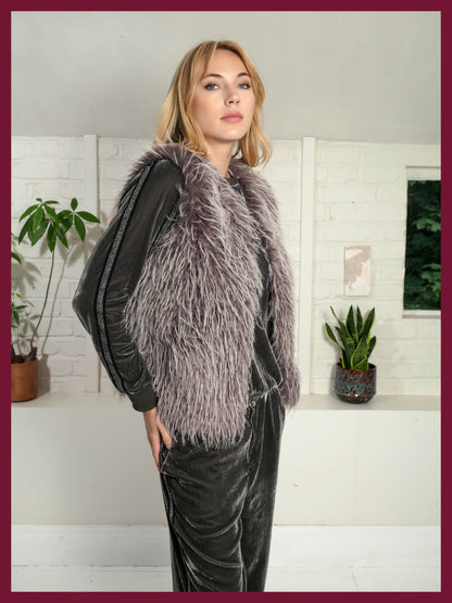 Scandi Gilet In Grey