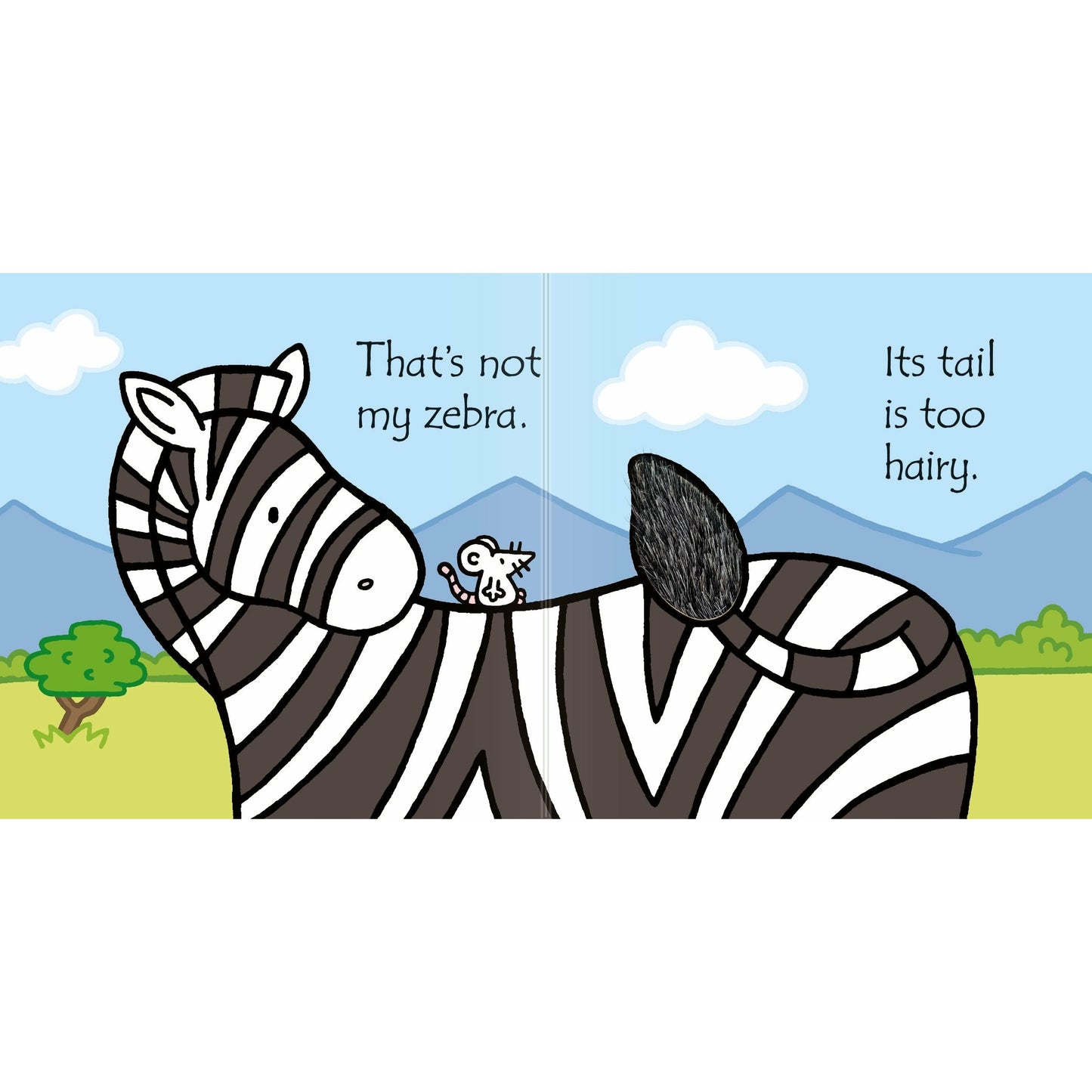 Usborne Thats Not My Zebra (Touchy-Feely Board Books)