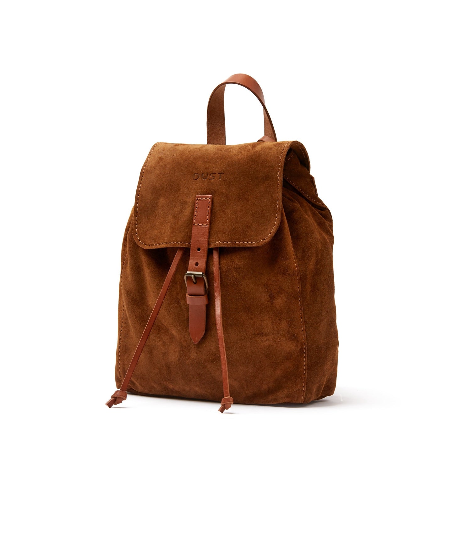 Leather Backpack in Suede Brown Venice Collection