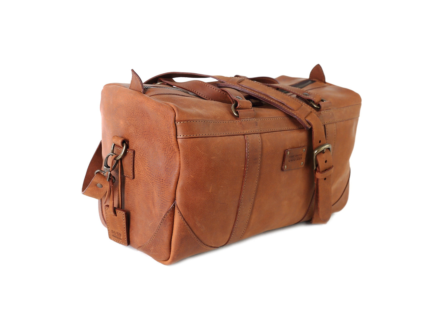 Leather Duffle Bag in Heritage Brown Mod 144