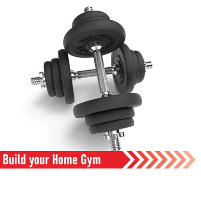 Body Revolution Cast Iron Dumbbell Set 15 kg - 50 kg