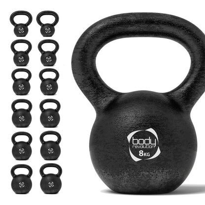 Body Revolution Cast Iron Kettlebells 2 kg - 28 kg