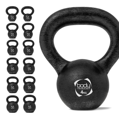 Body Revolution Cast Iron Kettlebells 2 kg - 28 kg