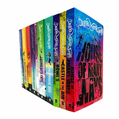 Chrestomanci Series &amp; Howl&#39;s Moving Castle Series By Diana Wynne Jones 10 Books Collection Set