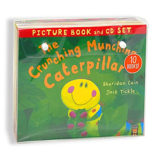 The Crunching Munching Caterpillar and Other Stories Collection 10 Books &amp;CDs Set