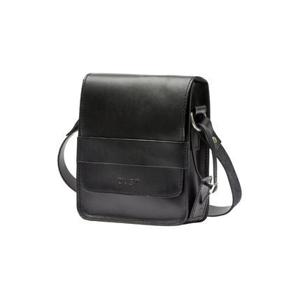 Leather Messenger Black Mod 114