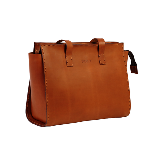 Leather Tote Brown Mod 126