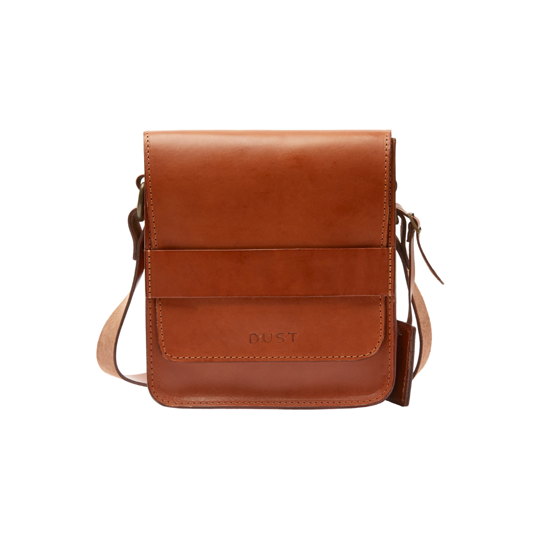 Leather Messenger Brown Mod 114