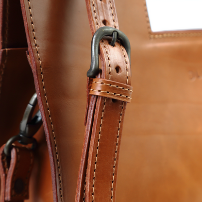 Leather Tote Brown Mod 113