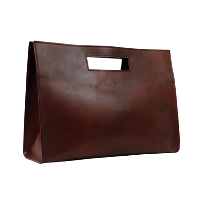 Leather Tote Dark Brown Mod 113