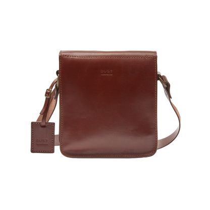 Leather Messenger Dark Brown Mod 114