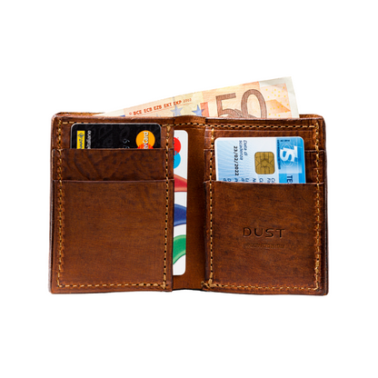 Leather Wallet in Heritage Brown Mod 111