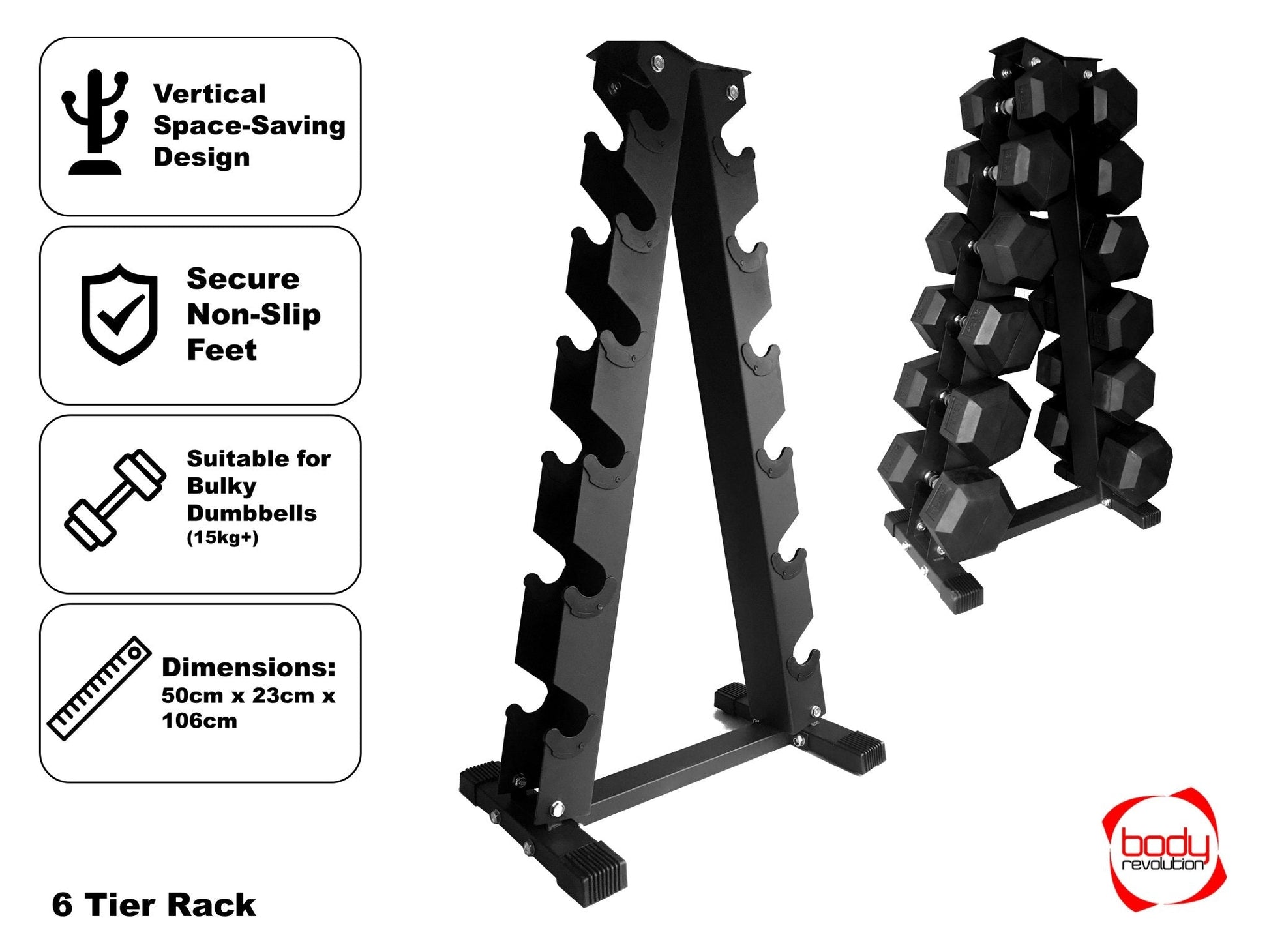 Dumbbell Weight Rack - Body Revolution