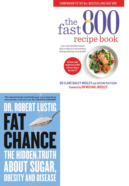 Fat Chance, The Fast 800 Recipe 2 Books Collection Set