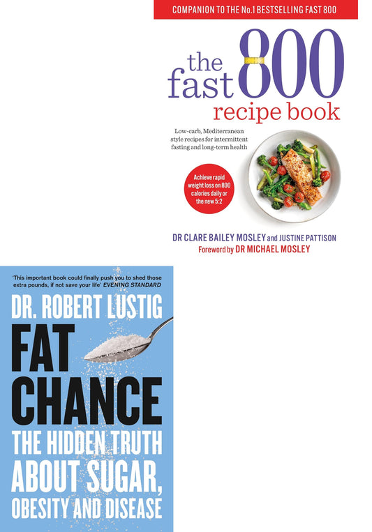 Fat Chance, The Fast 800 Recipe 2 Books Collection Set