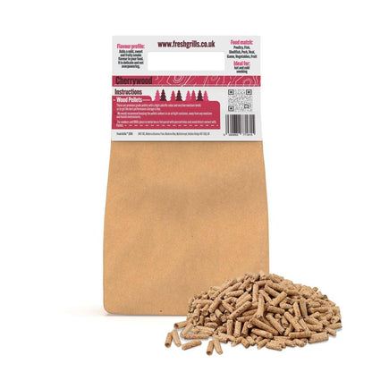 Fresh Grills Wood Pellets for BBQ Grill, Wood Fired Pizza Oven, Kamado and Outdoor Smokers - 1.5 kg - Fresh Grills