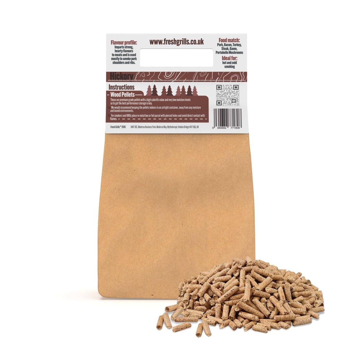 Fresh Grills Wood Pellets for BBQ Grill, Wood Fired Pizza Oven, Kamado and Outdoor Smokers - 1.5 kg - Fresh Grills