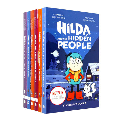 Netflix Original Series Hilda Collection 6 Books Set By Stephen Davies