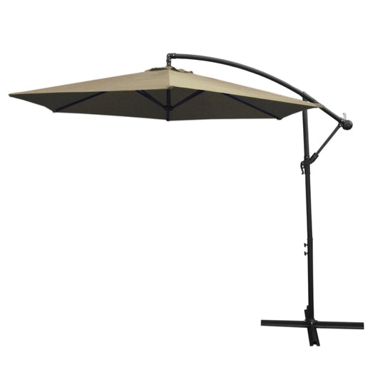 Beige Cantilever Parasol