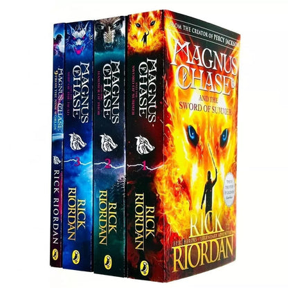 Trials of Apollo, Magnus Chase & Kane Chronicles Series 12 Books Collection Set by Rick Riordan
