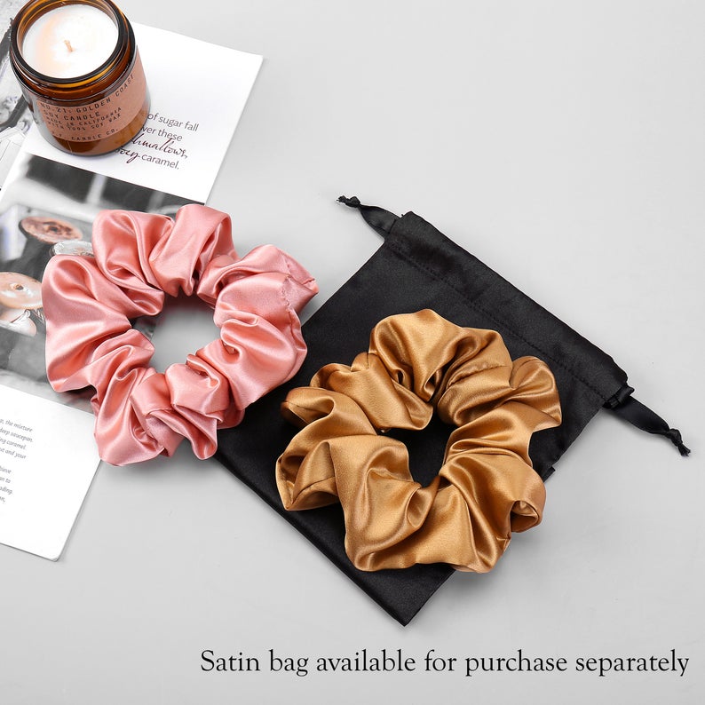 Pure Mulberry Silk French Scrunchie | 2 Inch | 22 Momme | Float Collection