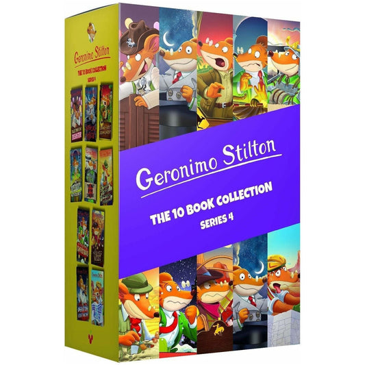 Geronimo Stilton Series 4 Collection 10 Books Box Set