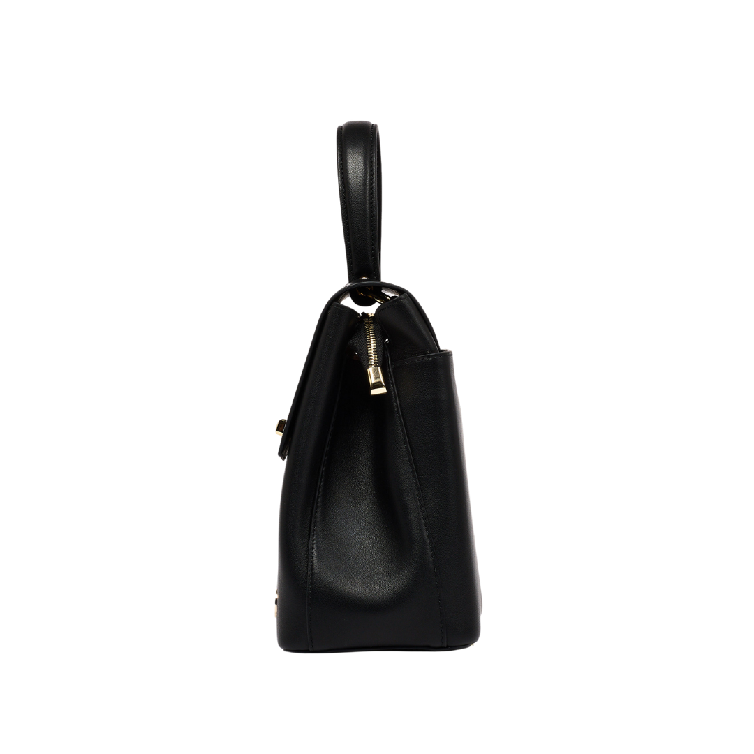 Florence Small Black Leather Backpack - Pre-Order Feb Delivery