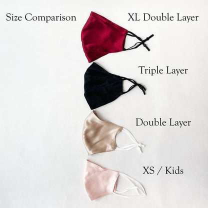Double Layer 100% Mulberry Silk Face Mask